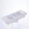 Caja de hielo de silicona con fondo suave para cubitos de hielo congelados con tapa, molde creativo casero para cubitos de hielo congelados para niños, caja de hielo de 24 rejillas