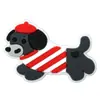 Nuevo Producto Perro Salchicha PVC Goma Suave Plástico Caída Hebilla Decorativa Extraíble Agujero Zapatos Flor Zapato Hebilla Transfronterizo Accesorios DIY en stock