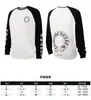 La camiseta de manga larga con estampado sánscrito y patchwork CH Chrome Hearts 26SS, nueva para primavera-verano, es un éxito en el comercio exterior transfronterizo al por mayor.