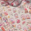 Pegatinas para Uñas Estilo Nuevo Repujadas Populares Serpiente Papelería Pegatinas para Uñas Retro Feliz Año de la Serpiente Al por Mayor Arte para Uñas Retro
