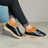 Pantuflas de algodón de invierno 2023 para hombre, talón de bolsa, impermeables, cálidas, de suela gruesa, forradas de vellón, para interior, de cuero, zapatos de algodón para el hogar, zapatos de felpa para mujer