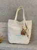 Bolso de Hombro Bordado para Mujer Casual de Gran Capacidad Bolso de Mano para Estudiante Versátil Simple Bolso Tote para Clase y Viajes