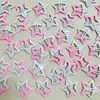 Grampo de cabelo de estrela pentagonal de gradiente de dopamina para mulheres, grampo de cabelo quebrado BB, arco-íris infantil, franjas, acessórios de cabelo