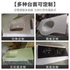 Foshan Bowiya Vidro Temperado Lavatório Integrado Personalizado Banheiro Lavatório de Submontagem Doméstico Lavatório Integrado de Dobra a Quente