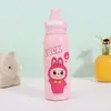 Novo Copo de Palito Popular de Desenho Animado 304 Aço Inoxidável Copo Térmico Alta Aparência Labubu Meninas Crianças Copo de Beber Direto