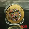 12 Medalhas Comemorativas do Zodíaco Moedas Comemorativas Alvo Pequeno 0,1 bilhão 12 Signos do Zodíaco Ano da Serpente Medalhas Comemorativas Coloridas Cerimônia de Vendas