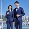 Traje Profesional para Hombre y Mujer Traje de Sarga Traje de Doble Botonadura Banco Empresa Negocios Otoño e Invierno Vestido Ropa de Trabajo