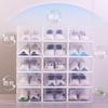 Cajas de Zapatos Personalizadas, Cajas de Almacenamiento de Zapatos, Paredes Transparentes para Zapatillas, Gabinetes Plegables para Zapatos, Zapateras, Cajas Apilables con Tapa
