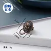 Puxador de Cabeça de Animal Imitação Puxador para Caixa de Vinho Puxador para Caixa de Baijiu Puxador de Liga para Embalagem Puxador de Cabeça de Fera Retrô para Caixa de Presente