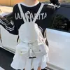 Mochila Estilo Coreano para Estudiante Universitario 2025 Nueva Tendencia de Verano Tendencia de Moda Versátil Bolsa de Estudiante de Gama Alta