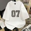Camiseta de Algodón Puro de Peso Pesado 260g, Camisa Casual de Manga Corta para Hombre, Estilo Japonés Artístico, Moderna, Elegante, Hombros Caídos, Streetwear, Harajuku, Ins