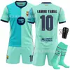 2627 La nueva camiseta de Rodri Barcelona segunda equipación de visitante versión Champions League número 10 Yamal Messi conjunto