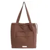 Bolso Tote de Estilo Perezoso de Gran Capacidad, Nuevo Bolso de Hombro con Cordón de Comercio Exterior, Bolso de Mano Casual Estilo Coreano