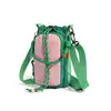 Bolsa para garrafa de água externa, mochila leve colorida, bolsa transversal casual nova e moderna, bolsa de ombro personalizada, bolsa para celular