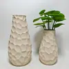 Estilo Minimalista Cerámica Florero Producto Nuevo Hecho a Mano Textura Beige Flor Seca Decoración del Hogar Adorno Boda