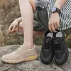 Sapatos Casuais de Malha Respirável para Exterior Sapatos Aquáticos Masculinos de Cano Baixo Vazados Confortáveis com Sola Macia Sapatos Esportivos Sapatos Antiderrapantes