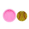 Llavero de Silicona de Rugby Molde de Gota de Gel Molde de Epoxi Fabricación de Joyería Manualidades Hechas a Mano