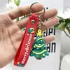 Llavero Colgante Navideño Muñeco Pequeño Tridimensional Cruzando la Frontera Papá Noel Muñeco de Nieve Colgante Regalo Festivo Exquisito