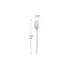 Vajilla de Acero Inoxidable Portuguesa Juego de Cubiertos Occidentales de Alta Gama Cuchillo para Bistec, Tenedor y Cuchara Juego de Cuchara Pública Tenedor Cuchara de Café Tenedor de Postre