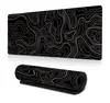 Mouse Pad com Padrão Geométrico de Fluxo de Ondas Transfronteiriço Amazon Grande Tapete de Mesa para Transferência de Calor Fluxo de Borracha