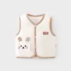 Chaleco térmico de algodón para bebé Chaleco acolchado para bebé Otoño e Invierno Chaleco para niños Top para recién nacido Protección para la barriga