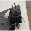 Mochila Simples de Moda Nova 2024 Mochila Casual de Viagem Mochila Pequena Nicho Simples Estilo Ocidental Feminina