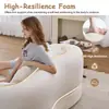 Sofá de Compresión Plegable Personalizado en Forma de Arco, Cama Sofá de Piso sin Marco Completamente de Esponja, Paquete Enrollado al Vacío