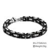 Moda Transfronteriza Europea y Americana Trendy Pulsera de Acero al Titanio para Hombre Hecha a Mano Cadena Imperial Acero Inoxidable con Forma Joyería Simple al por Mayor