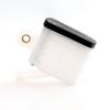 Accesorios de modificación para motocicleta vehículo todoterreno bomba de freno trasero bomba superior dividida bote de aceite grande copa de aceite grande cuadrado redondo Universal