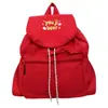 Mochila Feminina Casual de Grande Capacidade 2026 Novo Estilo Coreano Leve para Caminhada Viagem Bolsa de Cor Sólida Mochila Escolar para Estudantes