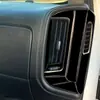 Adecuado para 14-18 Gmc 1500 Modificación de Interior de Coche Salida de Aire para Pasajero Negro Piano Adhesivo Decorativo