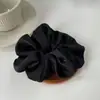 Anel de cabelo avançado de cetim do intestino grosso estilo coreano elegante corda de cabeça simples corda de cabelo de bola feminina estilo francês anel de cabelo retrô