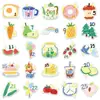 50 Pegatinas Originales para Diario Diario, Dibujos Animados Pintados a Mano Lindas para Decoración de Mes y Fecha, Pegatinas para Teléfono Móvil, Tazas de Agua, Libros