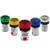 Indicador Luminoso de Voltagem CC Digital 22mm ACDC Display Digital Amperímetro CA Luz de Sinal Frequencímetro