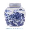 Tetera de Jingdezhen Porcelana Azul y Blanca Estilo Chino Olla de Almacenamiento a Prueba de Humedad Sellada Utensilios Olla de Almacenamiento Olla Antigua Venta al por Mayor