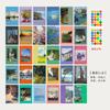 15 pinturas de fama mundial en tarjetas decorativas nórdicas, decoración de pared para dormitorio, marco de fotos, pintura, pegatina de pared, tarjeta decorativa