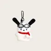Pingente de Bolsa de Filhote Fofo Pingente de Mochila Boneca Boneca de Pelúcia Chaveiro Pingente de Filhote Presente Criativo