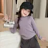 Ropa Infantil Aimobaby Niñas Ropa Individual Capa Interior Top Temperamento Dulce Cuello de Encaje con Volantes Puños Camisa de Capa Base