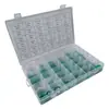 Juego de 495 Anillos de Sellado de Goma Nitrílica Verdes con Extractor de Retenes, Resistente al Aceite