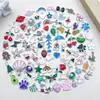 Acessórios para Joias DIY K Branco Gotejamento de Óleo Liga Estrela de Cinco Pontas Coroa Pingente Conjunto Misto de 100 Estilos para Pulseiras e Colares