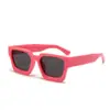 Gafas de Sol Cuadradas Gruesas Estilo Retro Transfronterizas para Hombres y Mujeres, Gafas de Sol Personalizadas con Estampado de Leopardo para Sesión de Fotos Estilo Urbano