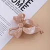 Pinza para el cabello con diseño de lazo 3D estilo europeo para la nuca pinza de garra simple de alta gama pinza de tiburón versátil