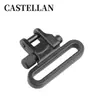 Anillo de Hebilla Táctica para Correa de 1.25 pulgadas Anillo de Hebilla QD Metálico de 1.25 pulgadas Anillo de Hebilla de Correa Mi Espina de Pez Paquete Individual
