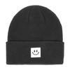 Gorro de Punto para Bebé Moda Combinable Gorro de Lana Lindo Patrón de Carita Sonriente Gorro Pulóver Gorro de Otoño e Invierno Gorro para Niños