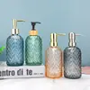 Garrafas Coloridas para Álcool em Gel Atacado, Garrafas Dispenser Tipo Pressão para Shampoo e Gel de Banho Doméstico, Garrafas de Vidro para Sabonete Líquido, Garrafas Vazias