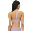 Sujetador deportivo de Lycra Double 6 para mujer, con copas fijas, escote cuadrado, diseño sexy de espalda abierta y espalda en forma de Y para yoga y fitness