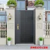 Puerta de Patio de Aleación de Aluminio para Villa de Exportación de Comercio Exterior Puerta Doble Abierta para Patio Puerta Exterior Puerta Plegable de Arte de Aluminio Eléctrica para Country Garden