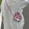 Bolso de Mano de Bolos de Lunares para Mujer, Bolso Mini Almohada de Lujo Ligero de Nicho Transfronterizo para Viaje, Bolso Cruzado Versátil para Niños