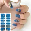 Película de Calcomanía para Uñas FF Estéreo Impermeable Sin Hornear Calcomanía Completa Estilo Simple Papel de Película para Calcomanías de Uñas de Primavera, Verano, Otoño e Invierno