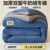 Colcha de veludo de leite de inverno, enchimento de colcha para primavera e outono, colcha de inverno espessa com adição de lã para aquecimento, adequada para dormitórios estudantis, enchimento de colcha de algodão, disponível para dropshipping